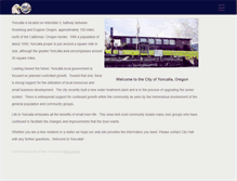 Tablet Screenshot of cityofyoncalla.com